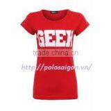 Hot Sale Promotional Custom Women Tshirt /ladies Shirt Design thumbnail-2