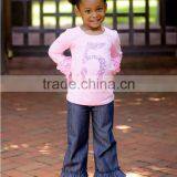 2017 New Arrival Boutique Girl Clothing Baby Clothes Kid Children Shorts Wholesale New Model Jeans Pants thumbnail-2