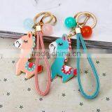 New Stylish Cartoon Wristband Keychain,cute Ladies Car Key Holders,horse Bag Jewelry Dangles thumbnail-2