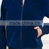 MGOO Never Out Of Fashion Crewneck Zipper Up Jackets Ladies Rib Cuff And Bottom Your Own Tags Bomber Jackets thumbnail-4