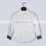 White Pure Cotton Long Sleeve Baby Boy Shirt Kids thumbnail-1