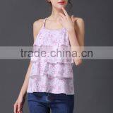 Floral Summer Cotton Maternity Chemise Breastfeeding Vest Nursing Tanks thumbnail-4