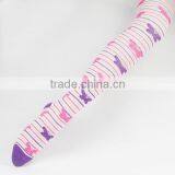 Young Girl Panthose Bright Tights Long Socks Strip thumbnail-5