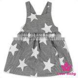 Korean Style Baby Girl 3-5 Year Old Star Printed Formal Backless Halter Sleeveless Dress Design Summer Skirt thumbnail-5