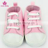 Stylish Pink Newborn Girls Crib Shoes Baby Shoes Toddlers Soft Shoes thumbnail-2