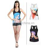 Breathable and Dry Fit Custom Gym Tank Top Printing Camisole thumbnail-4