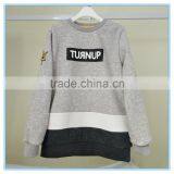 New Design Polyester/Cotton Kids Hoodies Without Hood Thick Fleece Pullover Hoodie Sweatshirt thumbnail-1