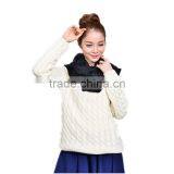 New Design High Quality 20color Choice New Solid Acrylic Material Scarf Women thumbnail-2