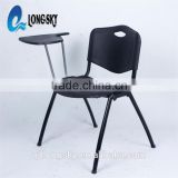 LS-4024A cheap Platic conference chairs with writing tablet,classroom chairs with writing pad