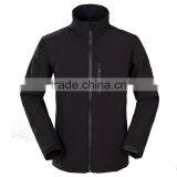 Black Windproof and Waterproof Softshell Jacket Without Hood Jacket thumbnail-2