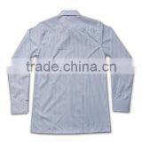 100% Cotton Design China Made Casual Workwear Light Blue Dress Shirt thumbnail-5