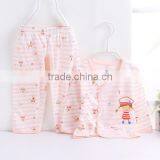2017 Newest Style Baby Bamboo Clothing Set Infant Organic Cotton Clothes thumbnail-2