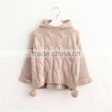 New Products Knitted Sweater Design for Baby Girls With Hoodie thumbnail-2