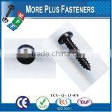 Made In Taiwan Special Screw Pan Head No 3 Square Drive Tapping Screw Type 17 Flat Top Pan Head With Knurl thumbnail-2