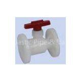 PN1.0Mpa PVDF flange ball Valve Handle ball valve Lever 1/2(D20mm) ~ 8(D225mm)  DIN/ANSI