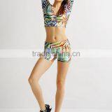 Women's Active Sports Workout Yoga Clothes Tracksuit Set thumbnail-5