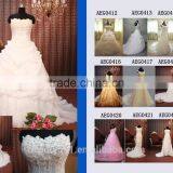 2017 New Style Luxury Beaded Round Neck Long Sleeve Mermaid Lace Wedding Dress BS42 thumbnail-6