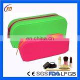 Fashion Customized Women Silicone Purse Metal Zipper Bag