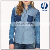 brand new fashion casual wholesale jeans shirt