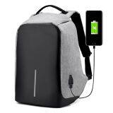 New Design Softback Type and Day Backpack Use Men’s Solar Powered USB Charging anti theft Backpack