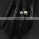 MCR-0009 In stock fashion wedding wholesale latest pearl ring designs for women