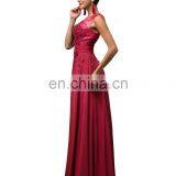 Grace Karin Long A-line Chiffon Sleeveless Women Formal Wine Red Prom Dress Abendkleider CL007555-5 thumbnail-3