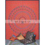 Single Bed Decorative Bohemian Hippie 100% Cotton Wall Hanging Indian Tapestry thumbnail-1