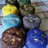 Africa Muslim Embroidered Wool Cap / Embroidered Wool Cap / Muslim Wool Cap / Africa Wool Cap
