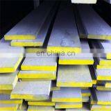 Hairline Pickled white stainless steel flat bar 201 321