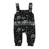 Toddler Boy Jumpsuit Baby Summer Romper Cartoon BUS Letter Print thumbnail-1