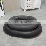 Manufacturer Indestructible Luxury Soft Outdoor PU Leather Pet Dog Bed For Dog thumbnail-1