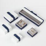 Custom Paper Box With Lid，Bowknot Jewelry Box, Ribbon Box, Ring Box, Necklace Box, Bracelet Box thumbnail-3