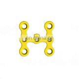 Titanium 2.0mm System H-shaped Maxillofacial Plate for Surgery Surgical Instruments