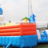 Shark Ocean Theme Land Inflatable Water Play Equipment Park Inflatable Pool Water Slide For Kids Adults thumbnail-5
