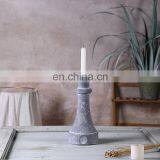 UK simple pillar candle stand custom home decoration cement antique candle stick holder