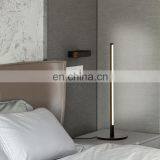 Modern Creative Design Decoration Aluminum Tube Linear LED Table Lamp Colorful Bedside Night Light With Remote Control thumbnail-6