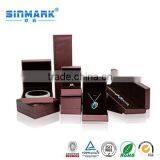SINMARK Custom Logo Printed pu Leather Jewelry Box Set in China thumbnail-3