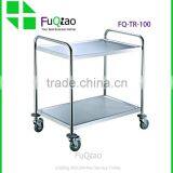 3 Layers Round Tube Stainless Steel Room Food Service Trolley Supplier's Choice thumbnail-2