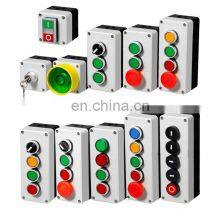 Button switch control box plastic hand-held self starting button waterproof box electrical industrial emergency stop switch