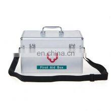 Hot Selling Protable Aluminum Alloy First Aid Box With Drawer for Clinic and Hospital