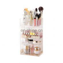 Clear Acrylic Makeup Organizer Cosmetic Storage Box With Drawers