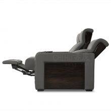 Hot Sale Home Theater Furniture 3 Seater Nappa Leather Electric Recliner Movie Cinema Sofa With Cool Cup Holder thumbnail-2