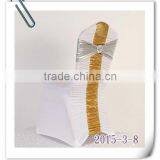 Ruffled Wedding Sequin Chair Cover thumbnail-2