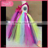 Handmade Crochet Dress Korean Kids Dress,party Wear Dresses for Girls of 1-13 Years thumbnail-3