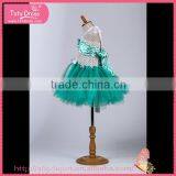 Voile Fabric Silk Dress Fluffy Voile Girl's Dress Children Frocks Designs thumbnail-1