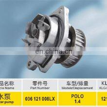 Gasoline Engine 036 121 008 LX KLG High Quality by Aluminium Water Pump for Volkswagen AUDI