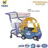 Kid Supermarket Shopping Toy Trolley Shopping Cart thumbnail-2