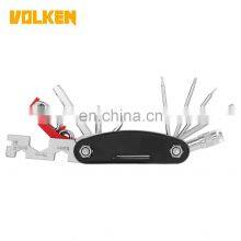 Factory Direct Multifunctional Combination Tools Outdoor Cycling Maintenance Tools With LED Flashlight