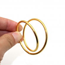 Handmade Round Metal Napkin Rings Holder for Dinning Table Parties thumbnail-5