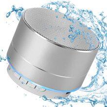 Portable Mini Aluminium Wireless BT Speakers With RGB LED Lights Outdoor Support for TF/FM Enthusiast Category Battery Powered thumbnail-1